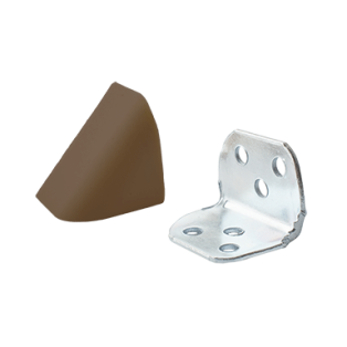 Кутик подвійний метал/пластик дуб рустікаль (МОККА) MAX Z-02 (50шт)