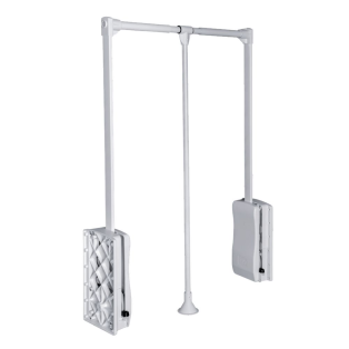 Пантограф масляний GTV 545-700mm стальний/білий(PG-ST4560-10)