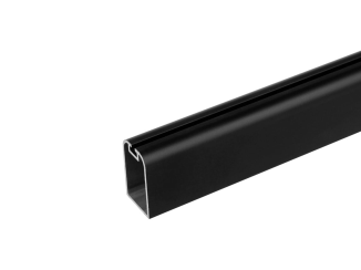 Штанга для тремпелів із ущільнювачем SLIDER A 29-29 L=3000мм чорний матовий (142016)