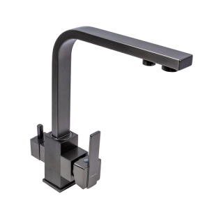 Змішувач кухонний Valeso KTB2 PVD чорний (під фільтр)