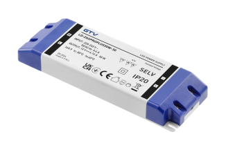 Блок живлення GTV PRO+ 12 V, 50 W, input 220-240 V, IP20, розмір 185х65х22 мм/ LD-ZASPROPLUS50W-30
