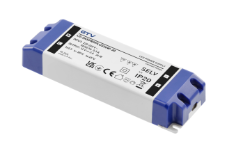 Блок живлення GTV PRO+ 12 V, 36 W, input 220-240 V, IP20, розмір 147х48х24 мм/ LD-ZASPROPLUS36W-30