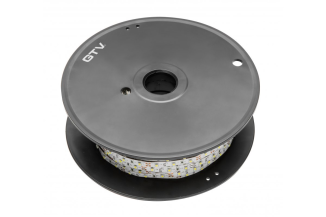 Світлодіодна стрічка GTV FLASH 2835, 600 діодів, холодний білий, 7.6 Вт/м /LD-2835MW-600-20-ZB-50