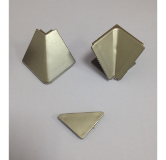 Кутик зовнішній до плінтуса INOX (сталь) Linken System