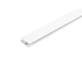Профіль з'єднувальний для ДВП, білий 2м